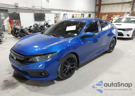2020 Honda Civic Sport из США, поврежденный, VIN 2HGFC2F83LH515084